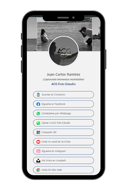 Tarjeta Digital de ACG Foto Estudio